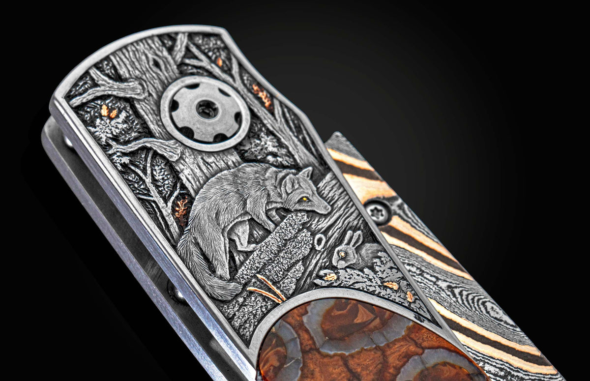 William Henry KNIVES B12 Fox & Rabbit
