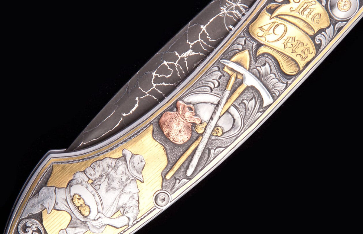William Henry KNIVES B12 Gold Rush