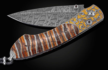 William Henry KNIVES B12 Gold Scroll
