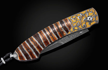 William Henry KNIVES B12 Gold Scroll