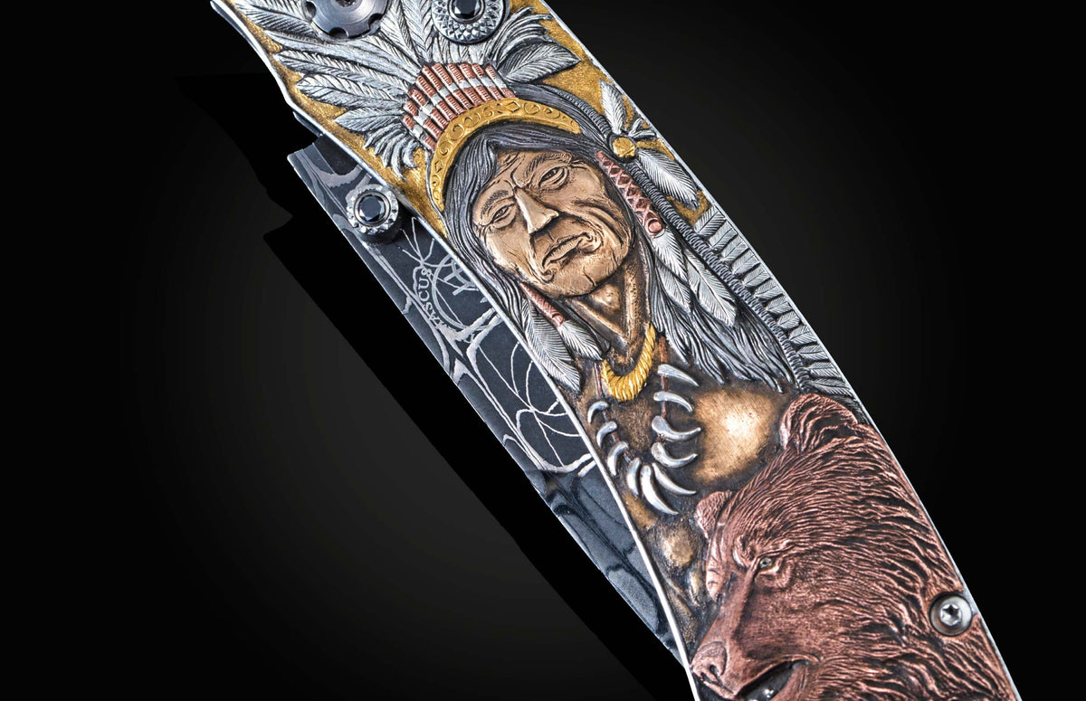 William Henry KNIVES B12 Indian Warriors