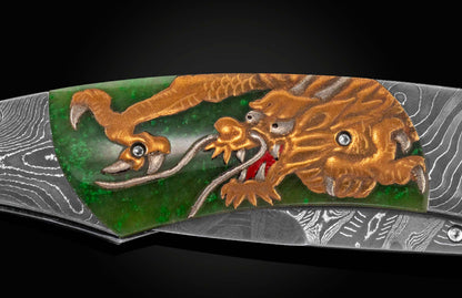 William Henry KNIVES B12 Jade Dragon