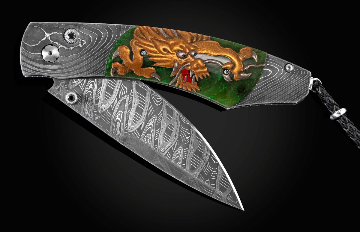 William Henry KNIVES B12 Jade Dragon