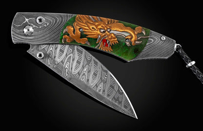 William Henry KNIVES B12 Jade Dragon