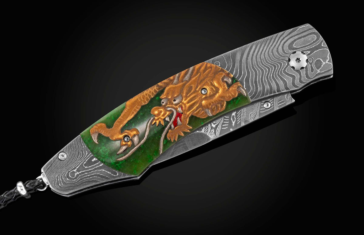 William Henry KNIVES B12 Jade Dragon