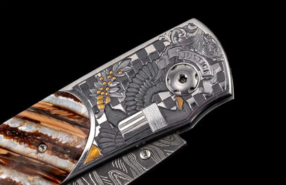 William Henry KNIVES Liberty & Justice B12 LIBERTY & JUSTICE