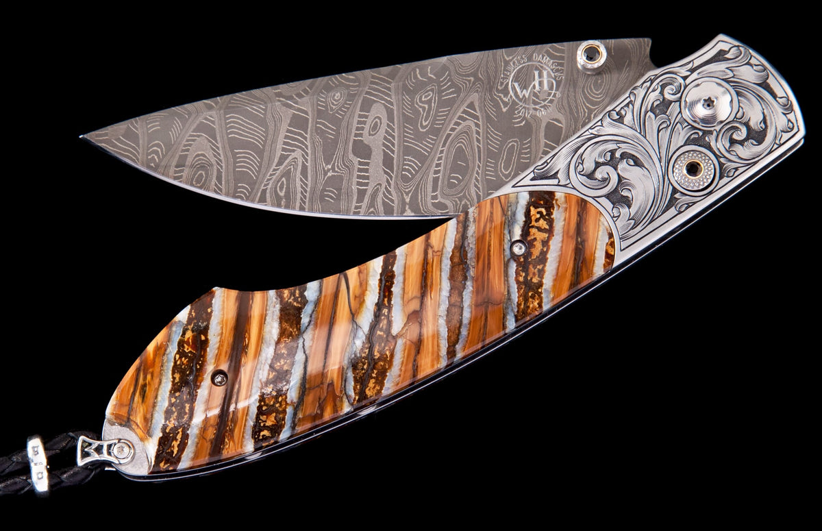 William Henry KNIVES B12 Mammoth Scroll