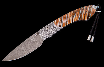 William Henry KNIVES B12 Mammoth Scroll