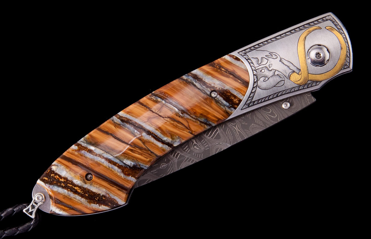William Henry KNIVES B12 Mammoth Scroll