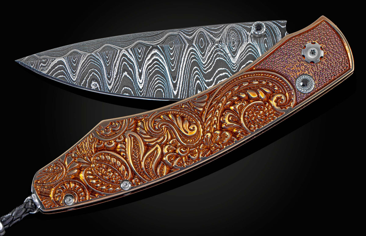 William Henry KNIVES B12 Paisley Bronze