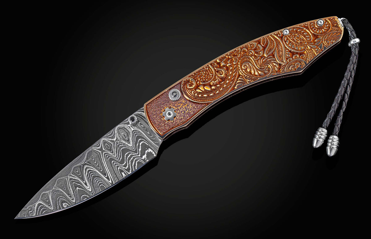 William Henry KNIVES B12 Paisley Bronze