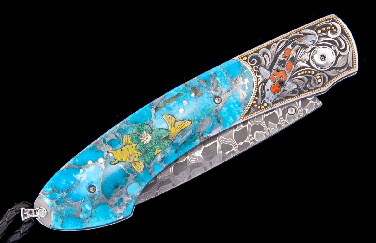 William Henry KNIVES B12 Silver Koi