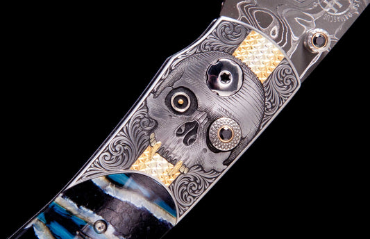 William Henry KNIVES B12 Skull Parke