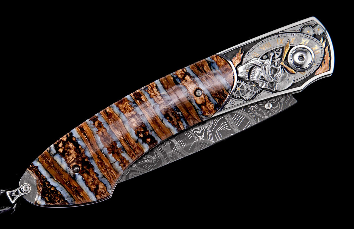 William Henry KNIVES B12 Skull Time