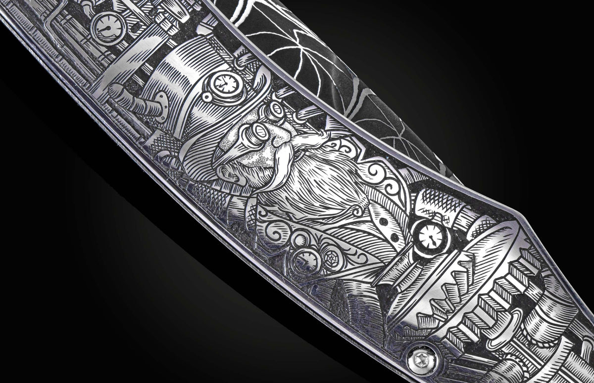 William Henry KNIVES B12 Steampunk