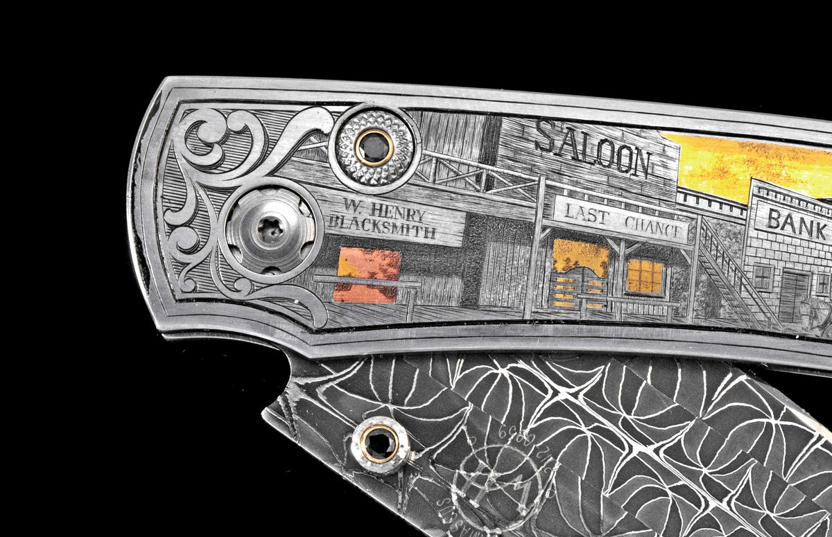 William Henry KNIVES B12 Western Town