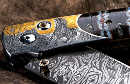William Henry KNIVES Wild Horses B12 WILD HORSES