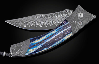 William Henry KNIVES B21 Blue Wave