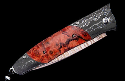 William Henry KNIVES B30 Red Burl