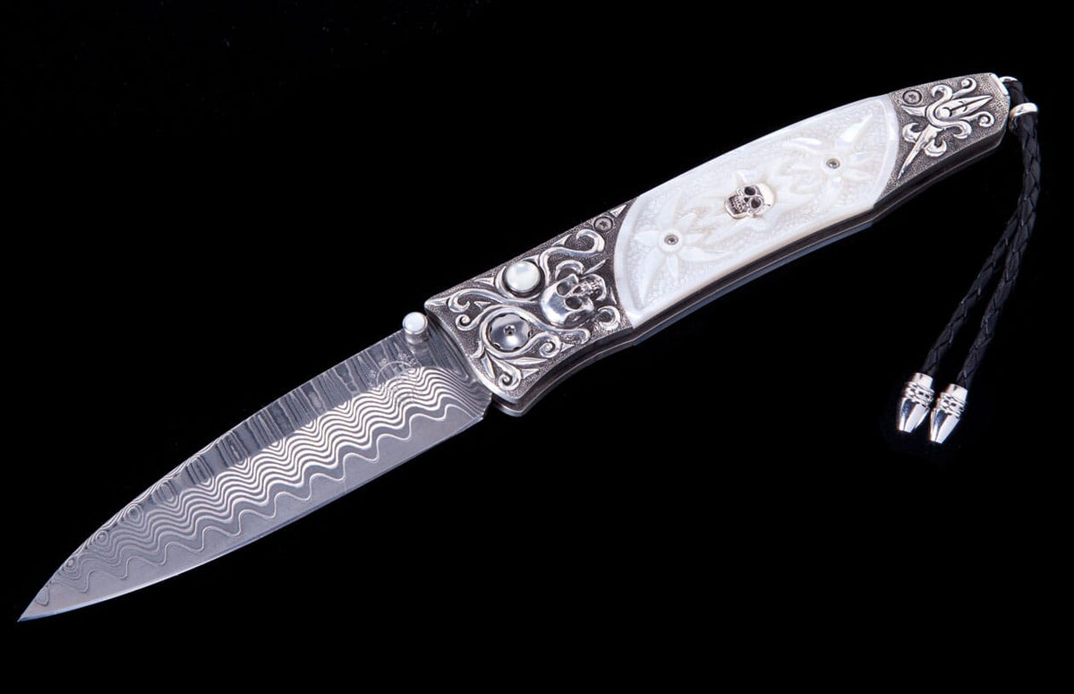 William Henry KNIVES Skultured B30 SKULTURED