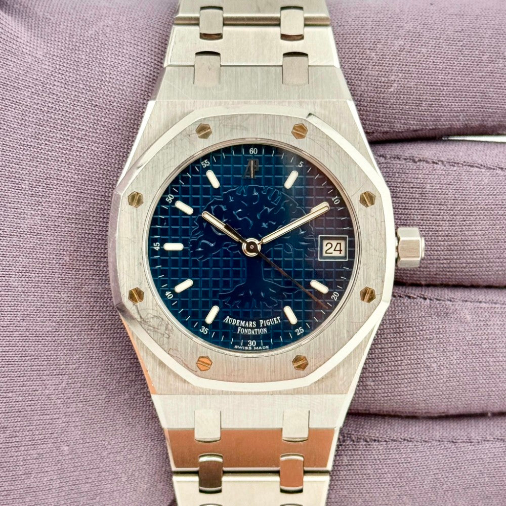 Pre-Owned Audemars Piguet Royal Oak "time Of The Trees Foundation" 15100ST.OO.0789ST.01