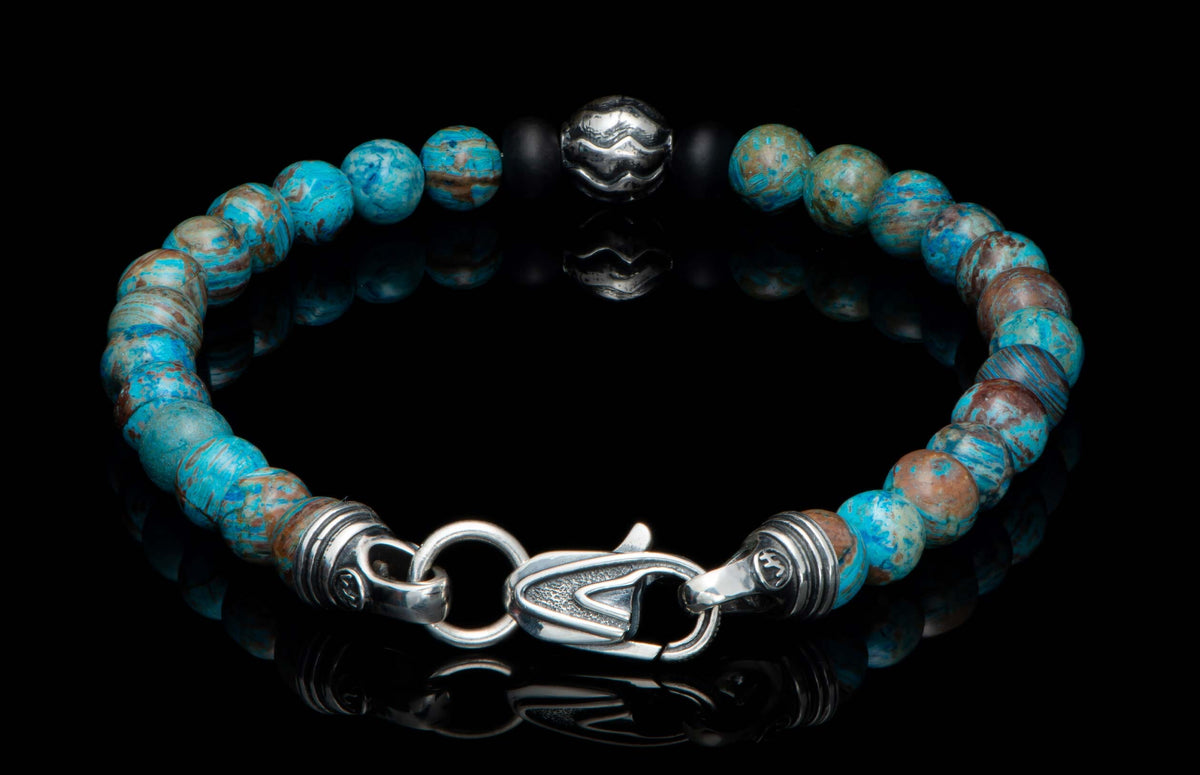 William Henry JEWELRY Brookings - Blue Agate BB48 BLA