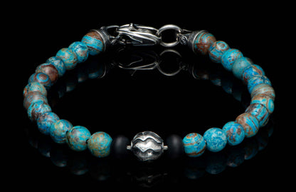 William Henry JEWELRY Brookings - Blue Agate BB48 BLA