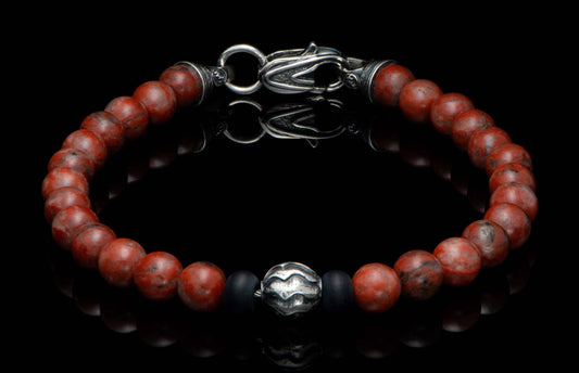 William Henry JEWELRY Brookings - Red Jasper BB48 RSJ