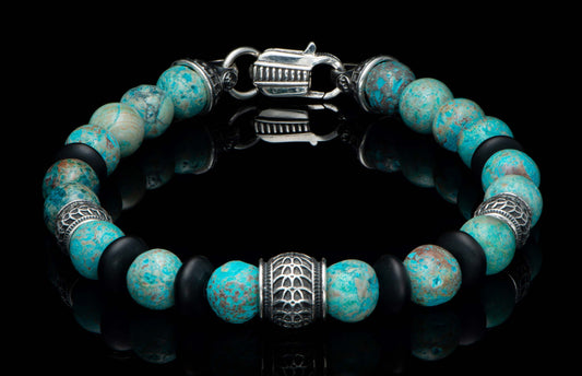 William Henry JEWELRY Newport - Blue Agate BB49 BLA