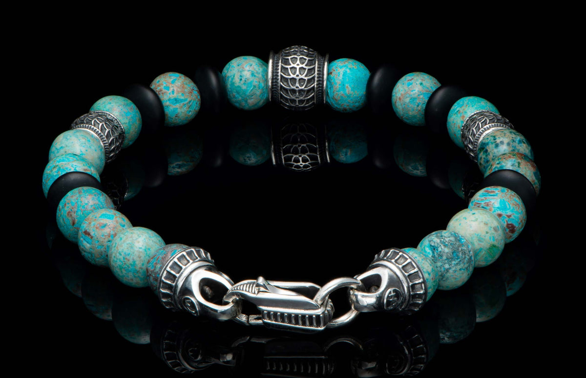 William Henry JEWELRY Newport - Blue Agate BB49 BLA