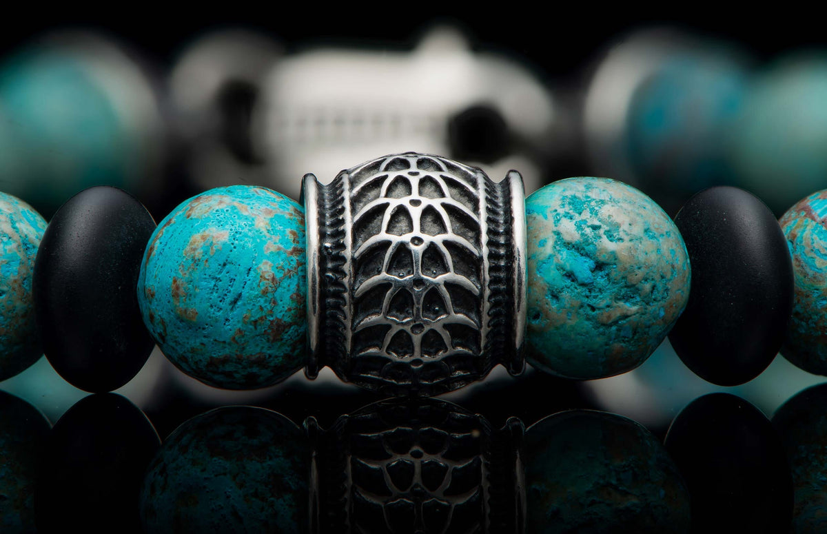 William Henry JEWELRY Newport - Blue Agate BB49 BLA