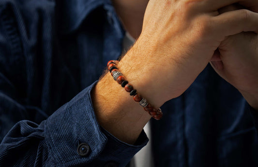 William Henry JEWELRY Newport - Red Jasper BB49 RSJ