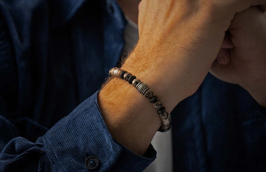 William Henry JEWELRY Newport - Red Obsidian BB49 RSO