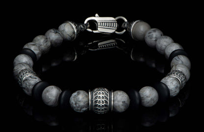 William Henry JEWELRY Newport - Silver Agate BB49 SLA