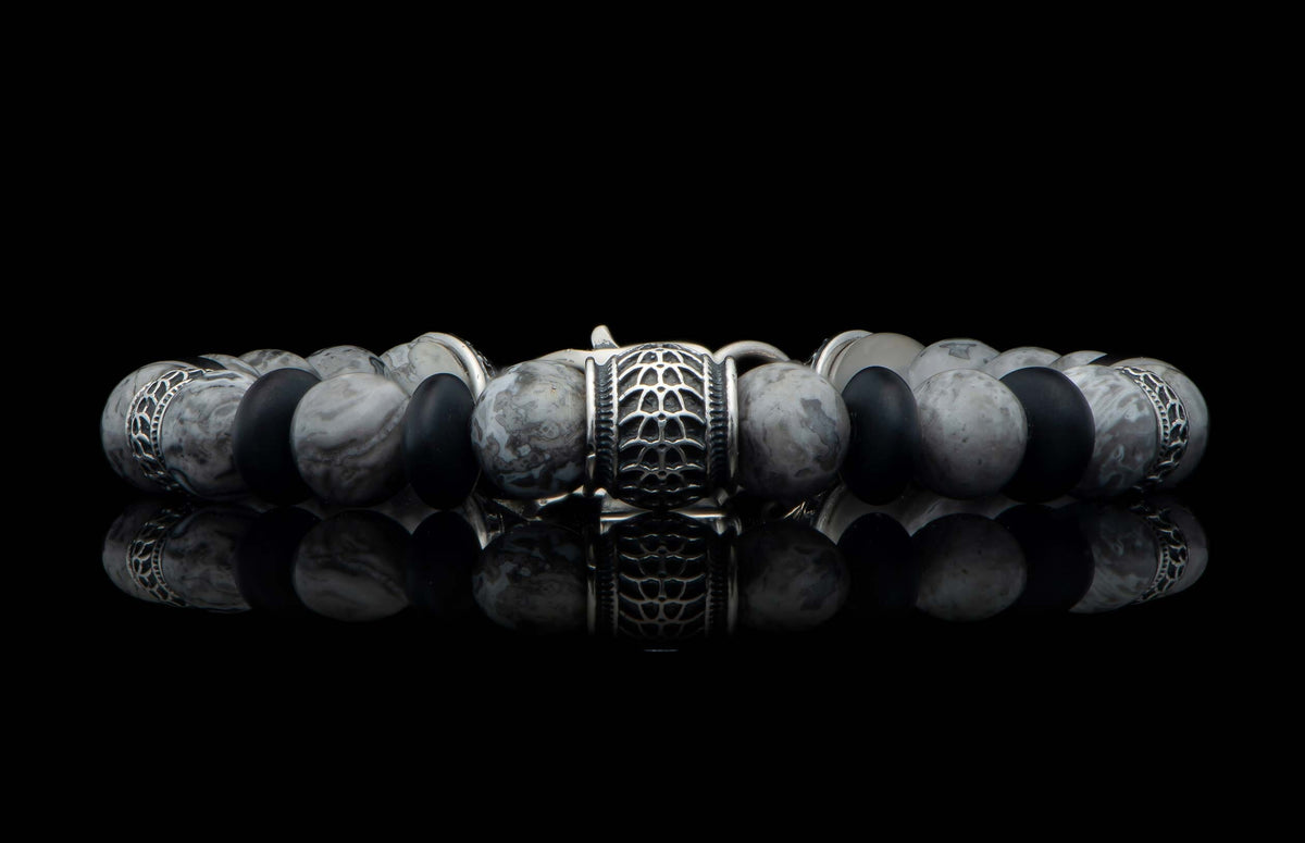 William Henry JEWELRY Newport - Silver Agate BB49 SLA