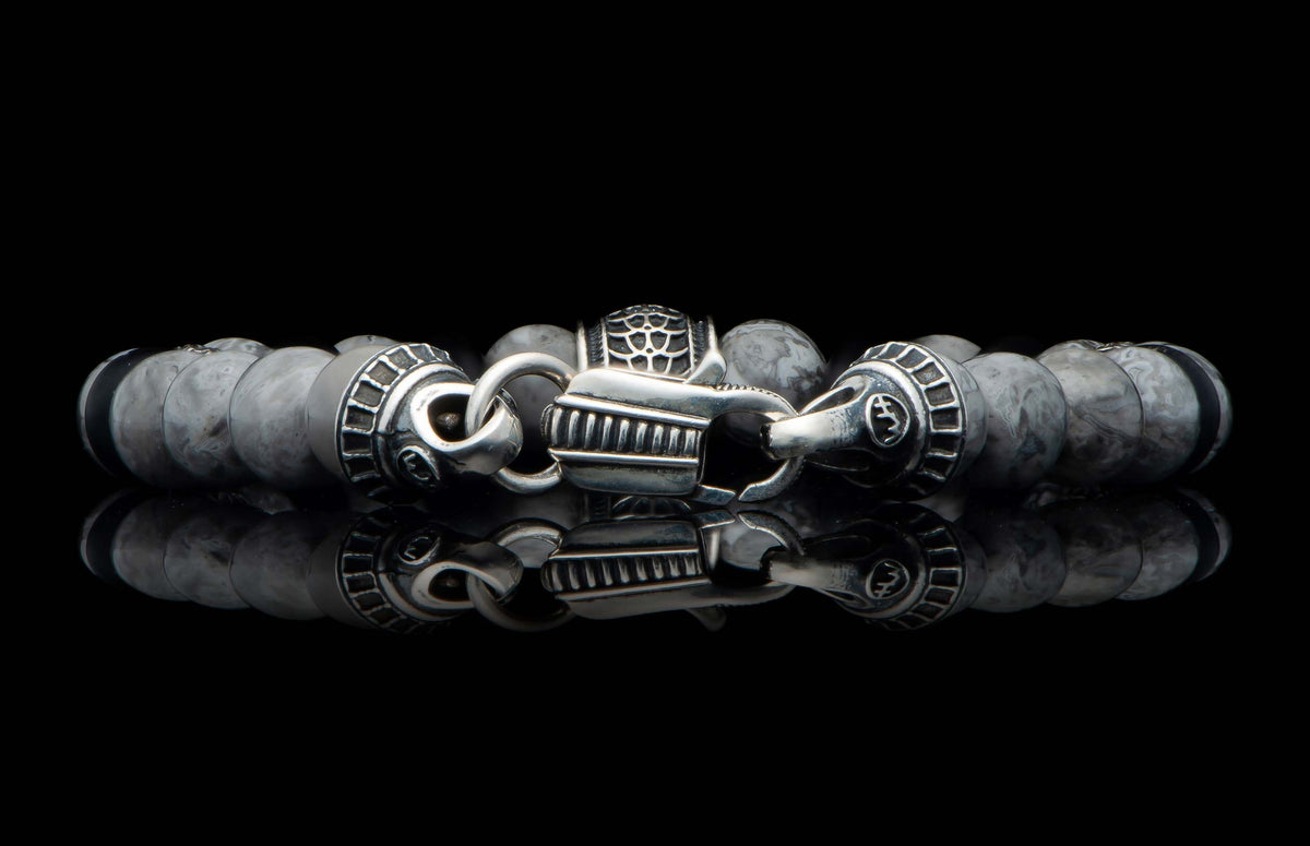 William Henry JEWELRY Newport - Silver Agate BB49 SLA