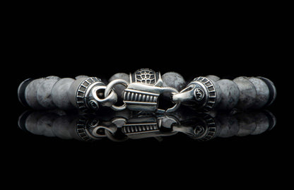 William Henry JEWELRY Newport - Silver Agate BB49 SLA