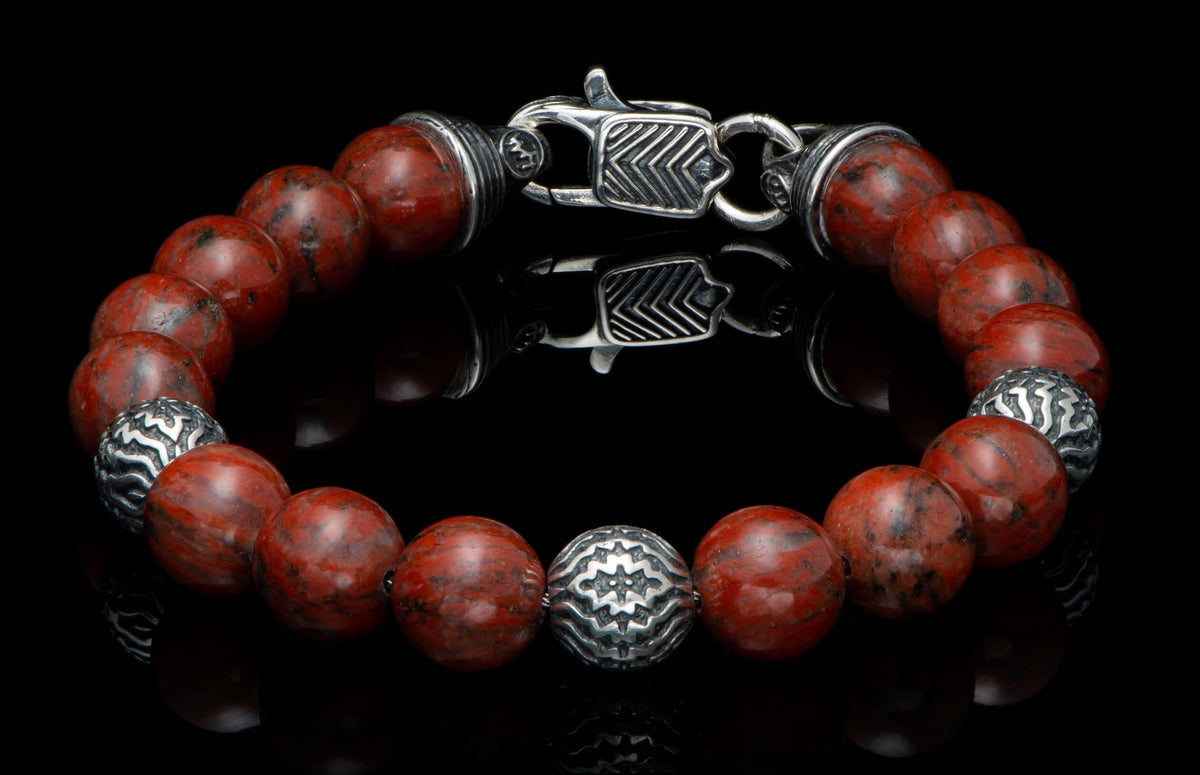 William Henry JEWELRY Seaside - Red Jasper BB50 RSJ