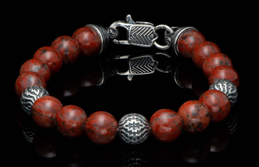 William Henry JEWELRY Seaside - Red Jasper BB50 RSJ