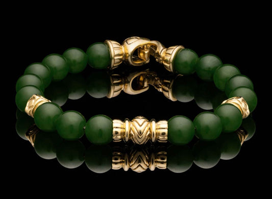 William Henry JEWELRY Jade Tikal BB62 J YG