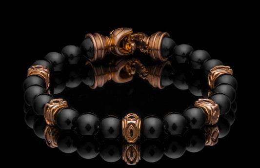William Henry JEWELRY Black Onyx Copan BB64 BO RG