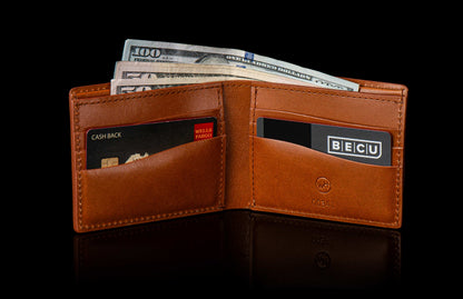 William Henry LEATHER Bi-Fold Wallet BF MC