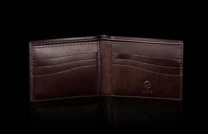 William Henry LEATHER Bi-Fold Wallet - Midnight Lizard BF LIZ BLK
