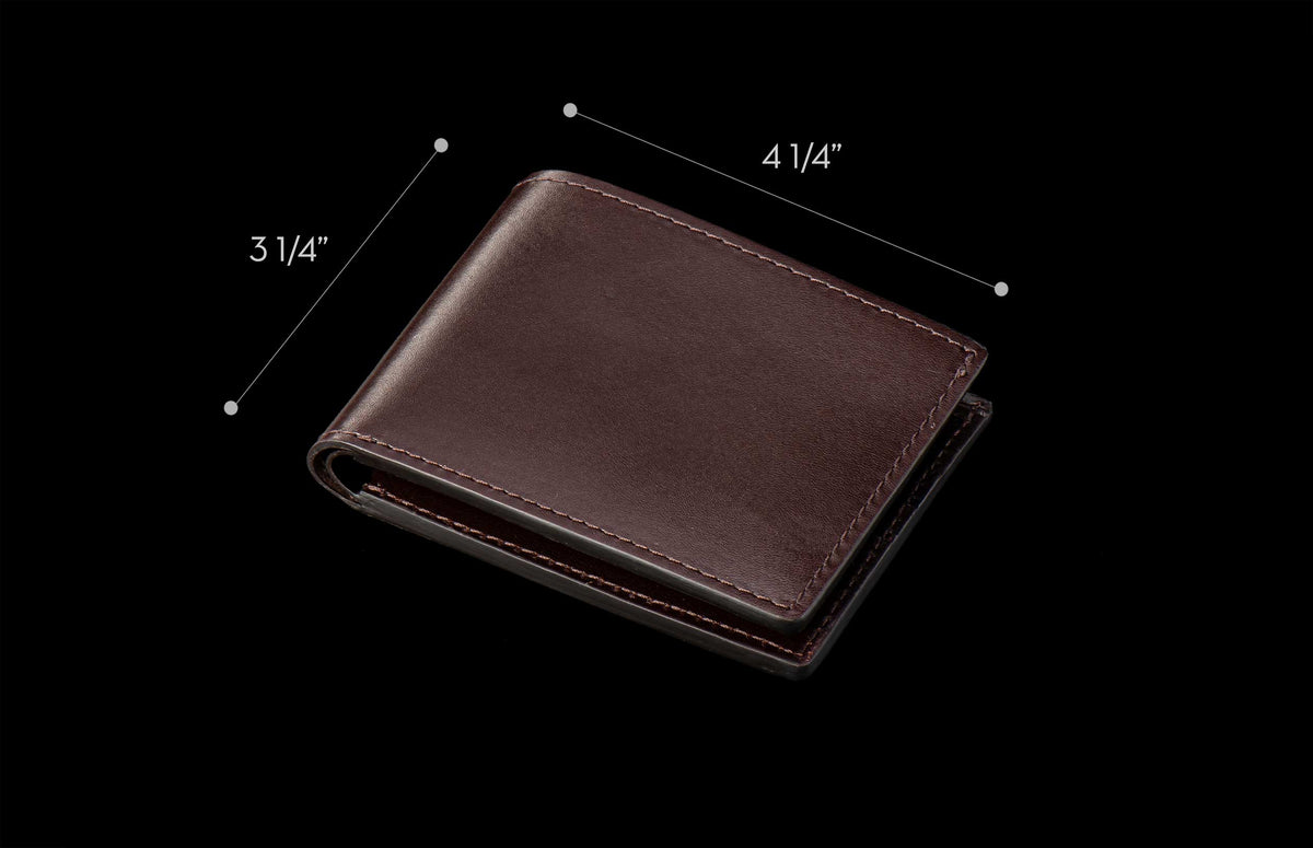 William Henry LEATHER Bi-Fold Wallet - Midnight Lizard BF LIZ BLK