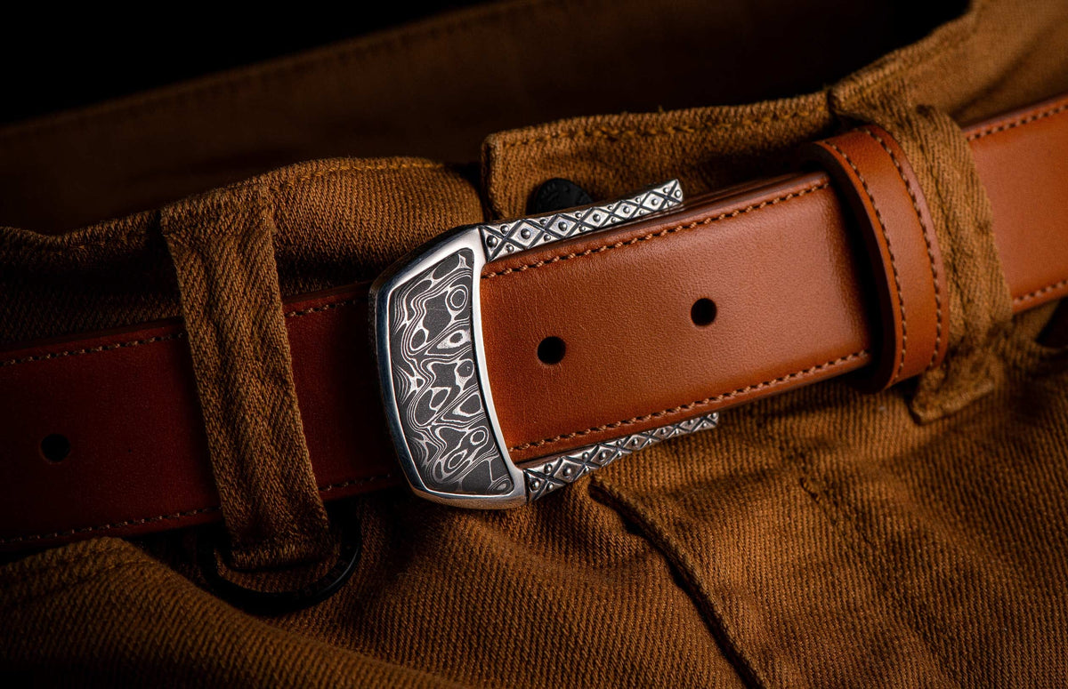 William Henry Buckle 3 - Damascus BKL3 DAM
