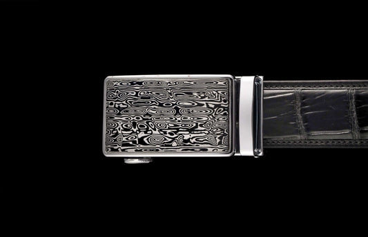 William Henry BUCKLE Bifrost - Black Alligator BKL4 - BLK