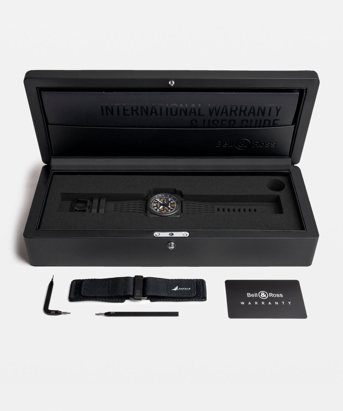 Bell & Ross Montre BR-03 Chrono Display Rafale Solo Display BR0394-RSD-CE/SRB
