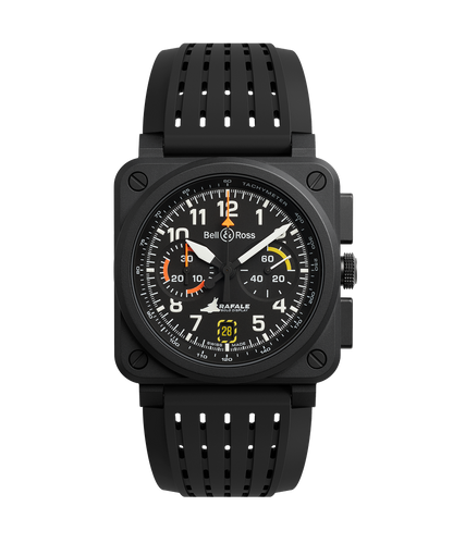 Bell & Ross Montre BR-03 Chrono Display Rafale Solo Display BR0394-RSD-CE/SRB