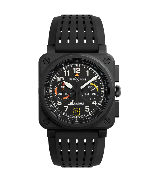 Bell & Ross Montre BR-03 Chrono Display Rafale Solo Display BR0394-RSD-CE/SRB