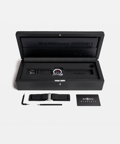 Bell & Ross Montre BR-03 GMT Compass BR0393-COM-ST/SRB